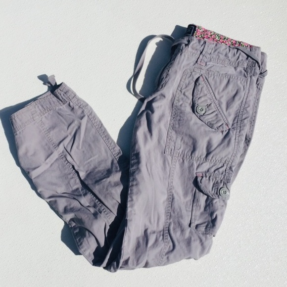 PINK Victoria's Secret Pants - Pink Victoria’s secret Gray Cotton Capri Pants 8